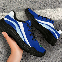 FSM Pohnpei Chunky Sneakers Flag-Inspired Curve Style LT05 - Polynesian Pride
