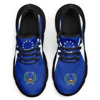 FSM Pohnpei Clunky Sneakers Flag-Inspired Curve Style LT05 - Polynesian Pride