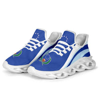 FSM Pohnpei Clunky Sneakers Flag-Inspired Curve Style LT05 - Polynesian Pride