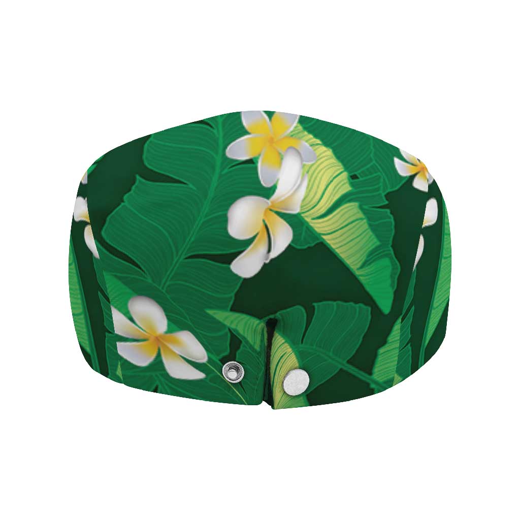 Green Banana Leaf Hawaii Jeff Hat Lau Maia Plumeria Tropical Summer Vibes