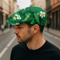 Green Banana Leaf Hawaii Jeff Hat Lau Maia Plumeria Tropical Summer Vibes
