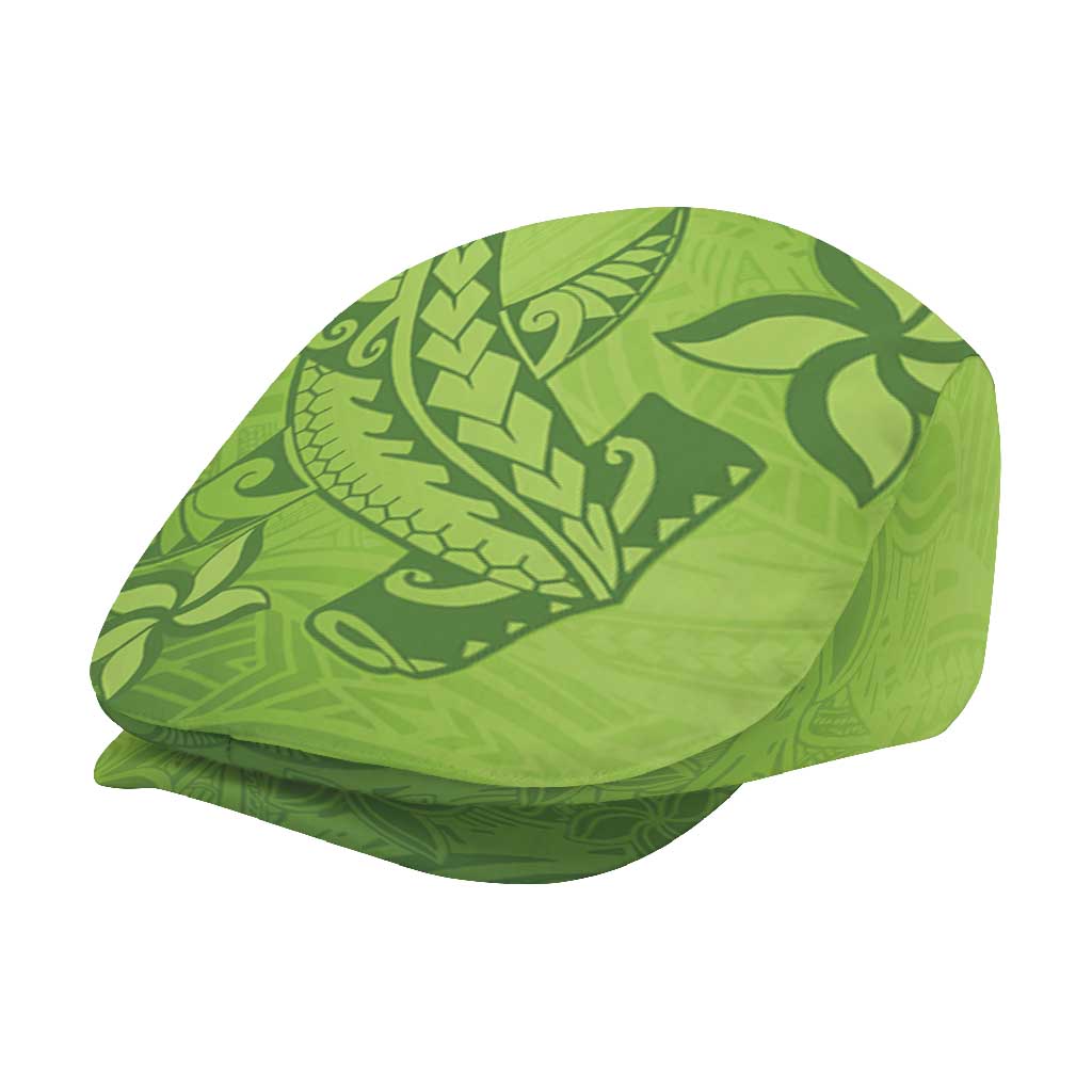 Green Gradient Polynesia Jeff Hat Hawaiian Tribal Hammerhead Shark Tattoo - Polynesian Pride