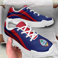 Guam Chunky Sneakers Flag-Inspired Curve Style LT05 - Polynesian Pride