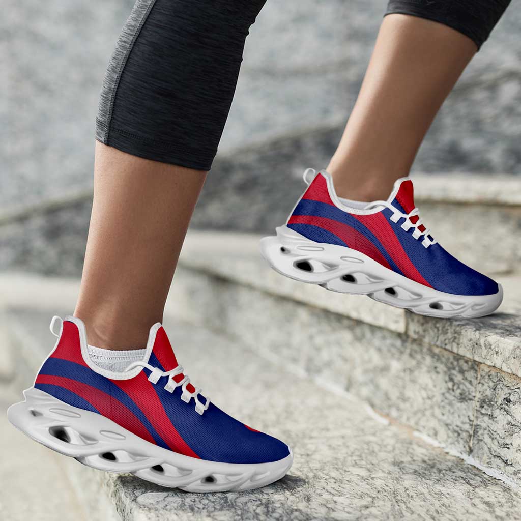 Guam Clunky Sneakers Flag-Inspired Curve Style