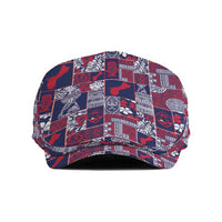 Guam Felis Pasgua Jeff Hat Pacific Patchwork Xmas Vibes LT9 Blue - Polynesian Pride