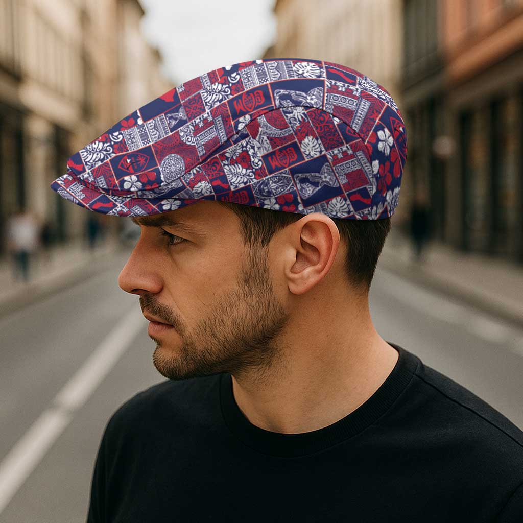 Guam Felis Pasgua Jeff Hat Pacific Patchwork Xmas Vibes LT9 - Polynesian Pride