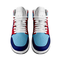 Guam High Sneakers AJ1 Coat Of Arms Flag Inspired