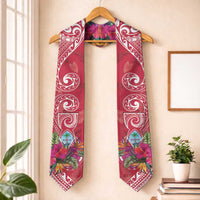 Hafa Adai Guam History and Chamorro Heritage Day Graduation Stole Red Latte Stone