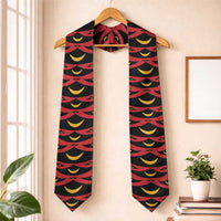 Hawaii Ahu Ula Inspired Graduation Stole Red Version LT05 One Size Red - Polynesian Pride