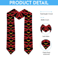 Hawaii Ahu Ula Inspired Graduation Stole Red Version LT05 - Polynesian Pride