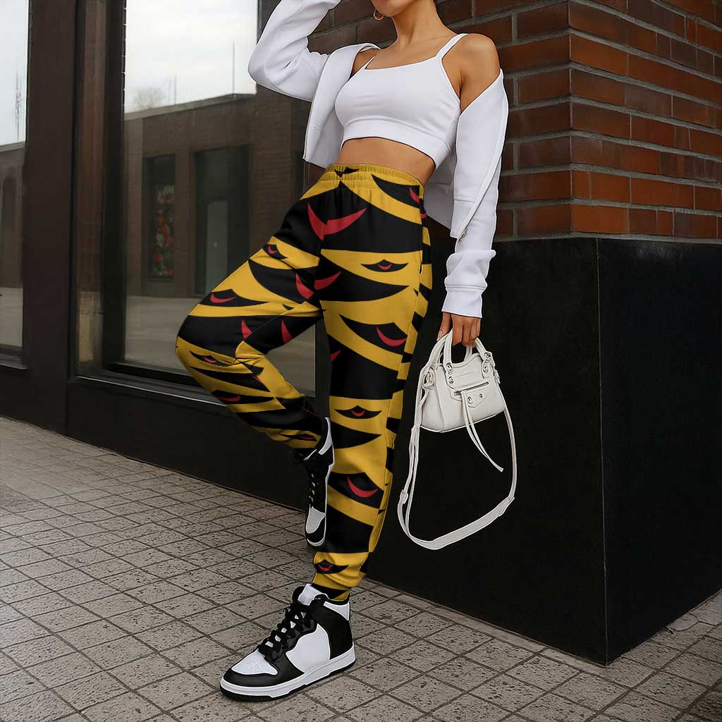 Hawaii Ahu Ula Inspired Jogger Pants Yellow Version LT05 - Polynesian Pride