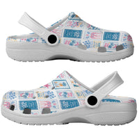 Hawaii Coastal Summer Postcard Clogs Shoes