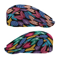 Hawaii Colorful Tropical Leaves Jeff Hat LT01 - Polynesian Pride