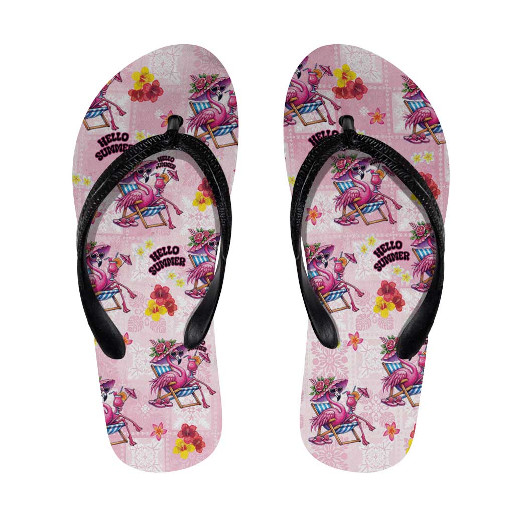 Hawaii Flamingo Hello Summer Flip Flops Hawaiian Quilt Pattern
