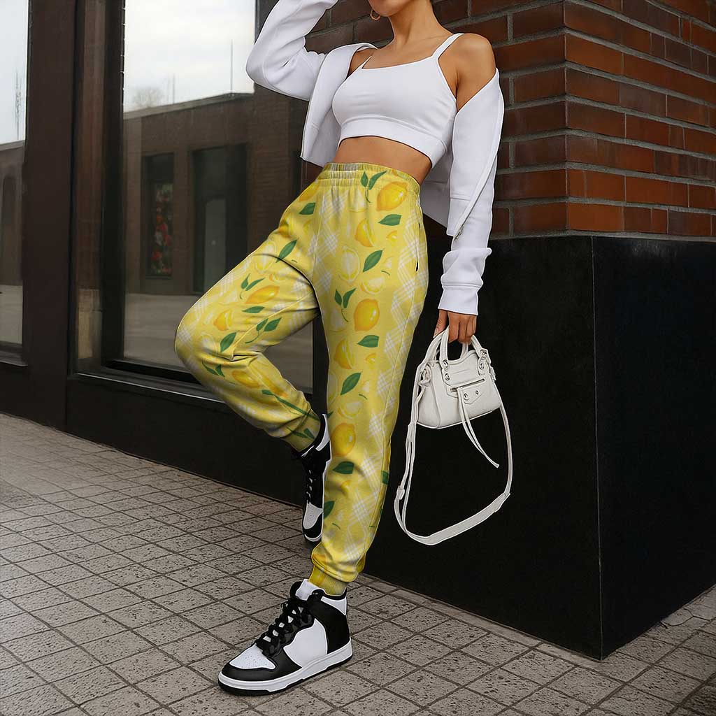 Hawaii Lemon Palaka Jogger Pants Striped Stylized LT01 - Polynesian Pride