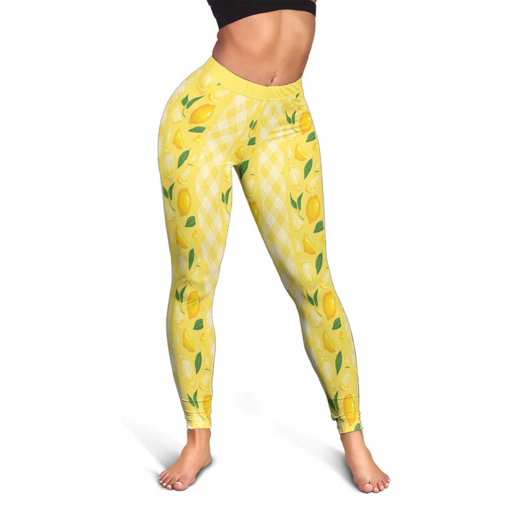 Hawaii Lemon Palaka Leggings Striped Stylized LT01 - Polynesian Pride