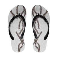 Hawaii Maile Lei Flip Flops Aloha The Grey Color