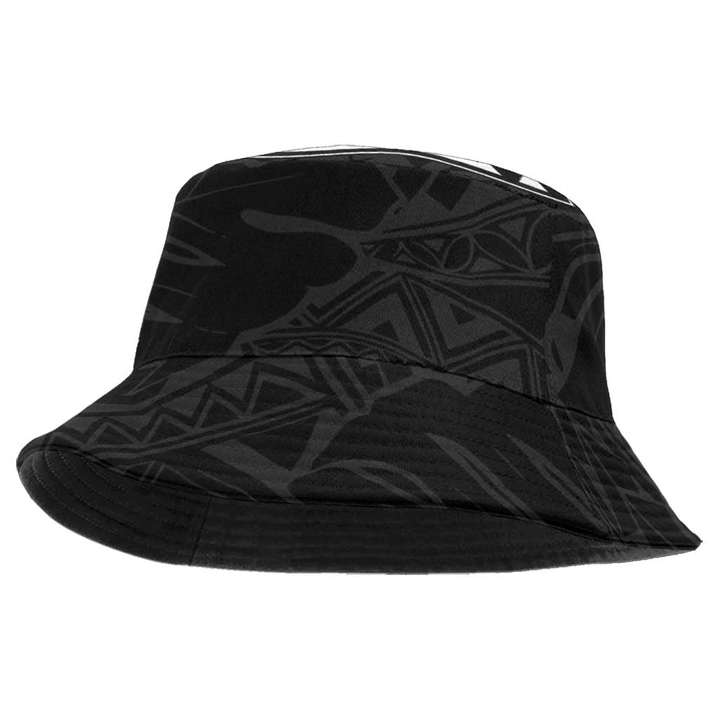 Hawaii Map Flag Spirit Bucket Hat Flag Polynesian Pattern