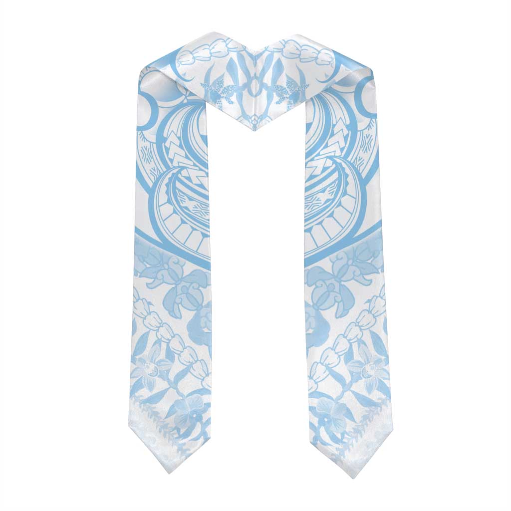 Hawaii Plumeria Lokelani Pikake Lei Graduation Stole Uliuli Polynesian Tattoo