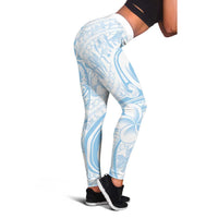 Hawaii Plumeria Lokelani Pikake Lei Leggings Uliuli Polynesian Tattoo