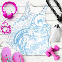 Hawaii Plumeria Lokelani Pikake Lei Women Racerback Tank Uliuli Polynesian Tattoo