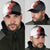 Hawaii Red Hibiscus Flowers Classic Cap Polynesian Pattern Half Black White Version LT03