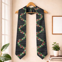Hawaii Tropical Flowers and Leaves Graduation Stole Tapa Pattern Colorful Mode