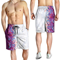 Hawaii Tropical Plant Poni Shorts for Men Vibrant Polynesian Pattern LT01 - Polynesian Pride