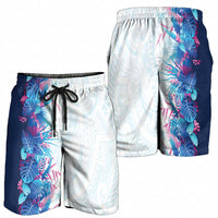Hawaii Tropical Plant UliUli Shorts for Men Vibrant Polynesian Pattern LT01 - Polynesian Pride