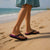 Hawaiian Abstract Sea Turtle Flip Flops Polynesian Tapa Art and Kakau Tattoo Pink WaterColor - Polynesian Pride