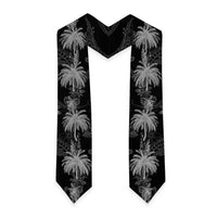 Hawaiian Honu And Surfboards Graduation Stole Silver Style LT05 - Polynesian Pride