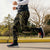Hawaiian Kakau Art and Hisbiscus Tattoo Jogger Pants Tribal Pattern-Gold Style - Polynesian Pride