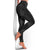 Hawaiian Kakau Art and Hisbiscus Tattoo Leggings Tribal Pattern-Black Gradient Style - Polynesian Pride