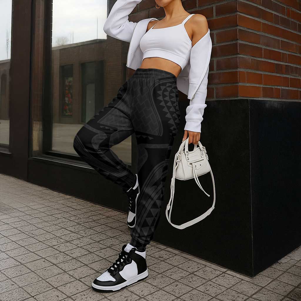 Hawaiian Kakau Art Tattoos Aquaman Style Jogger Pants Black Version - Polynesian Pride