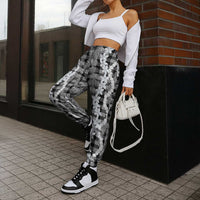 Hawaiian Ohia Lehua Lei Jogger Pants Plaid Palaka Eleele Pattern - Polynesian Pride