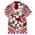 Polynesian Hibiscus Matching Hawaiian Shirt and Dress Fiji Patterns Red LT6