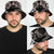 Hawaiian Tropical Flowers and Maile Pikake Bucket Hat Polynesian Tribal Pattern Grayscale Mode - Polynesian Pride