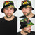 Hawaiian Tropical Plants and Chameleon Bucket Hat Polynesian Art Colorful - Polynesian Pride