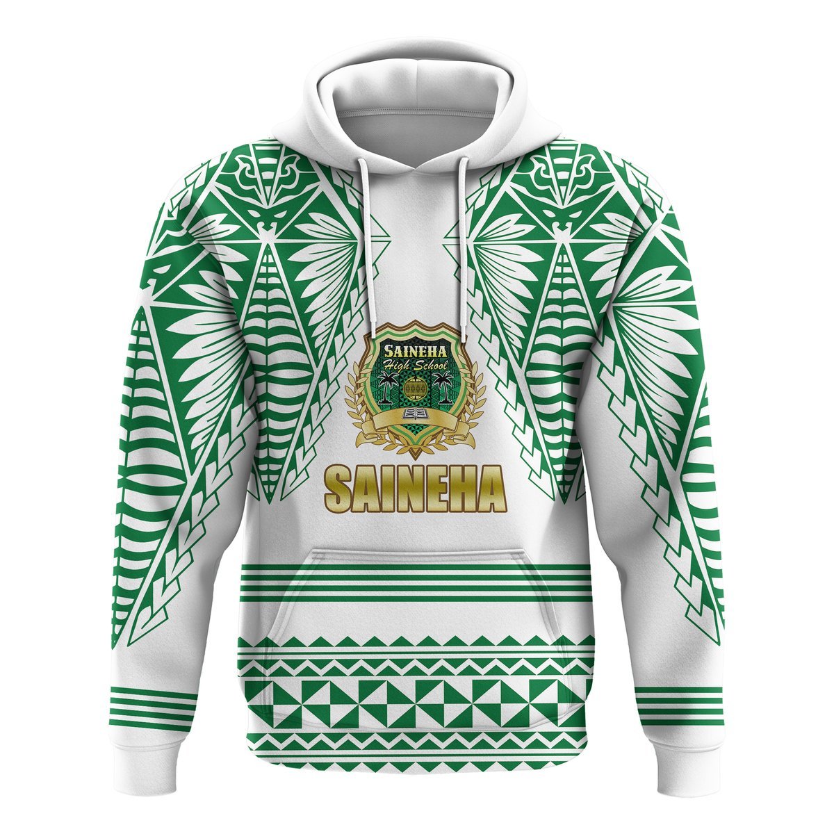 Custom Saineha Tonga Hoodie Tattoo Style Special Class of LT16 - Polynesian Pride