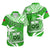 Samoa Couple Outfits Matching Off Shoulder Maxi Dress Coat Of Arms With Coconut Green LT14 - Polynesian Pride