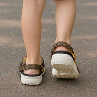 Humpback Whale Matariki New Zealand Clogs Shoes NZ Maori Paikea Poutama Luxury Gold LT14 - Polynesian Pride