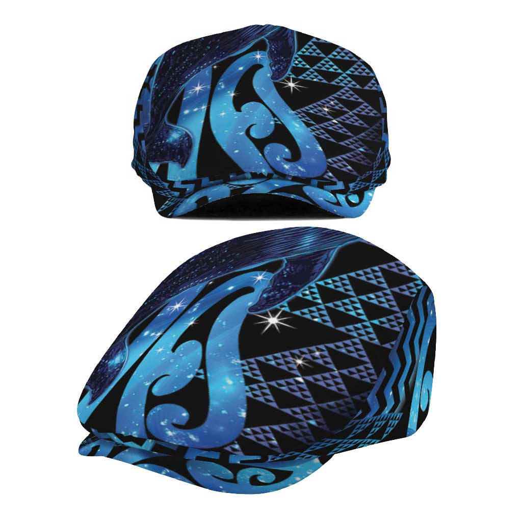 Humpback Whale Matariki New Zealand Jeff Hat NZ Maori Paikea Poutama Luxury Blue
