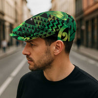 Humpback Whale Matariki New Zealand Jeff Hat NZ Maori Paikea Poutama Luxury Green LT14 - Polynesian Pride