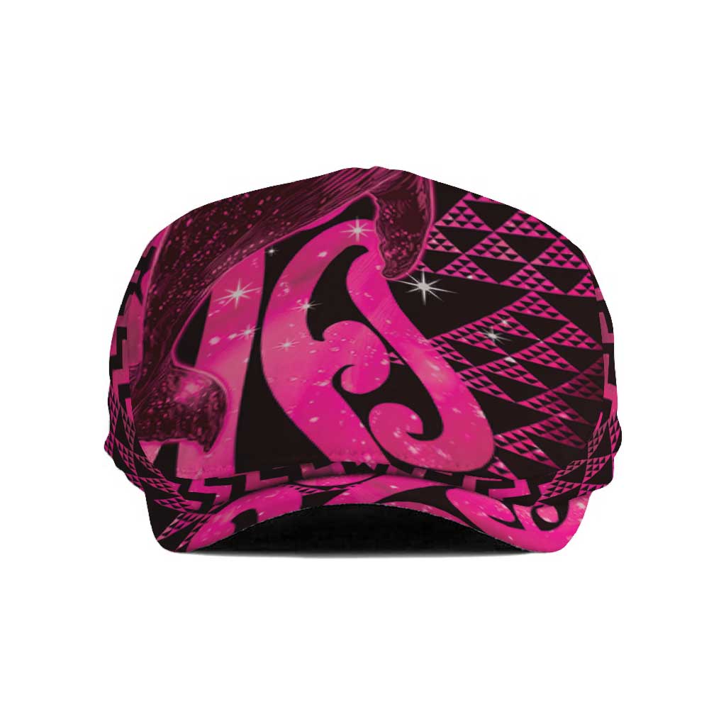 Humpback Whale Matariki New Zealand Jeff Hat NZ Maori Paikea Poutama Luxury Pink