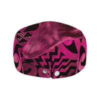 Humpback Whale Matariki New Zealand Jeff Hat NZ Maori Paikea Poutama Luxury Pink LT14 - Polynesian Pride