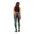 Jade Tukutuku Pattern Aotearoa Leggings Niho Taniwha and Puhoro Motifs LT7