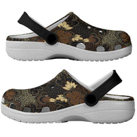 Javanese Batik Semen Clogs Shoes Indonesian Traditional Pattern