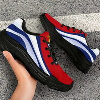 Kiribati Chunky Sneakers Flag-Inspired Curve Style LT05 - Polynesian Pride