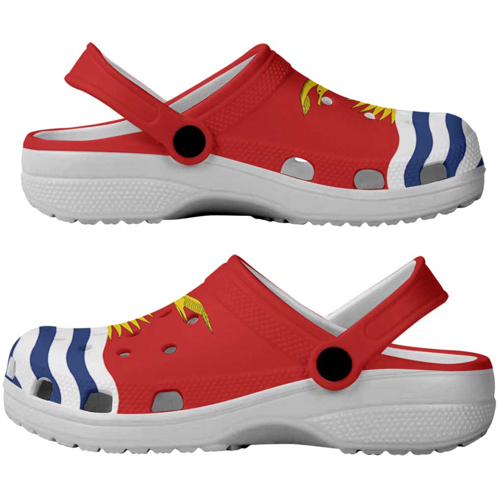 Kiribati Clogs Shoes Heritage Palette Flag-Inspired - Polynesian Pride