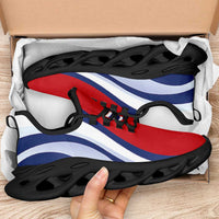 Kiribati Clunky Sneakers Flag-Inspired Curve Style LT05 - Polynesian Pride